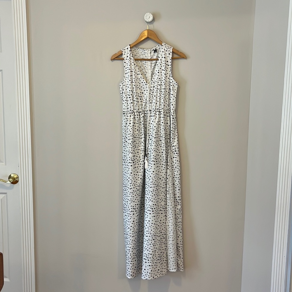 Black and White Polka Dotted Maxi